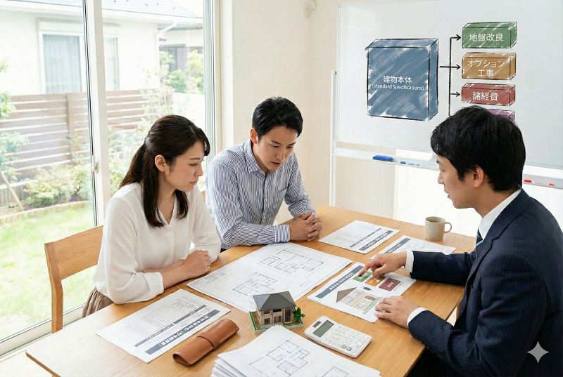 坪単価とアイダ設計の標準仕様で建てる費用の目安
