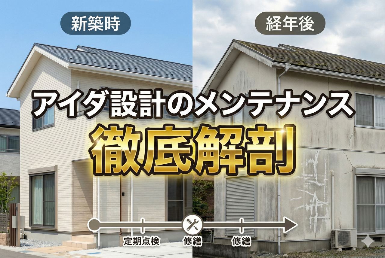 アイダ設計のメンテナンス費用は高い？35年保証の条件と点検の内容とは