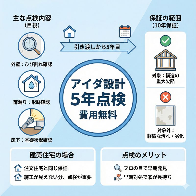 アイダ設計の5年点検の費用の基礎知識