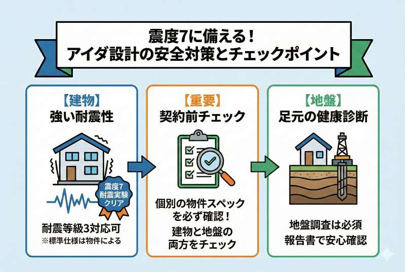 震度7に耐える耐震等級と安全性の考え方