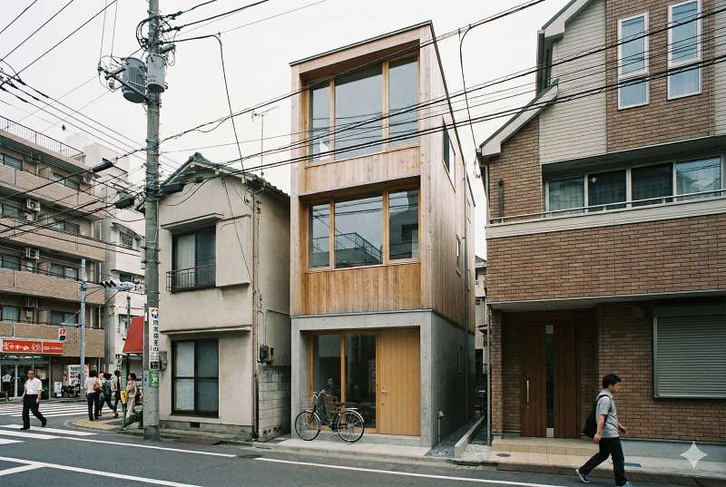 狭小地の設計を得意とする専門部署の提案力